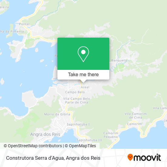 Construtora Serra d'Agua map