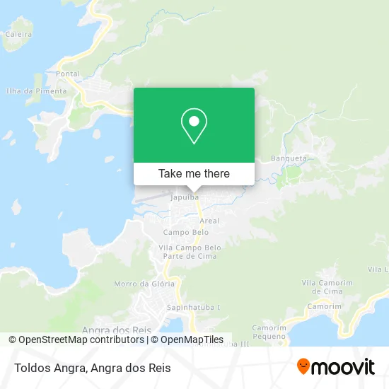 Toldos Angra map