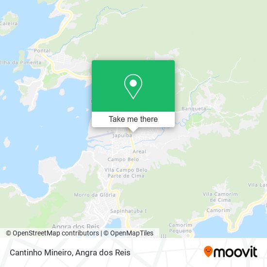 Cantinho Mineiro map