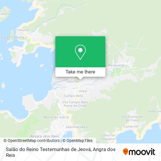 Salão do Reino Testemunhas de Jeová map