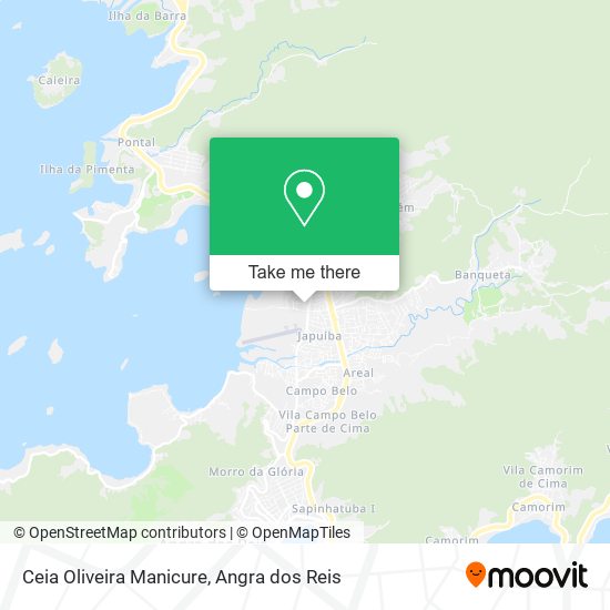 Ceia Oliveira Manicure map