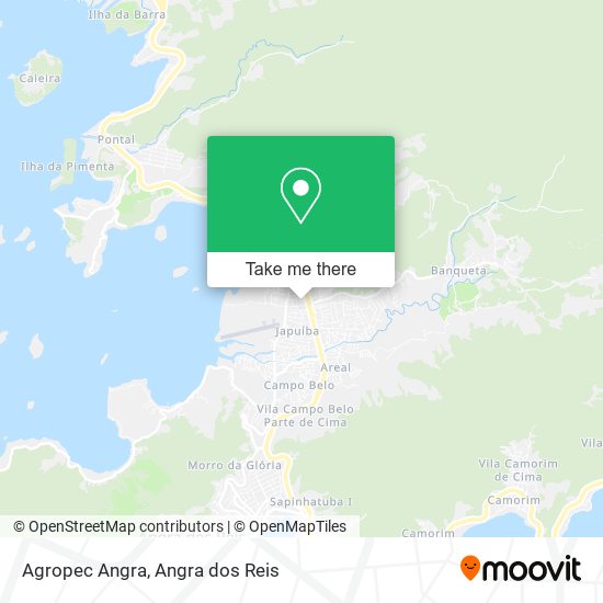 Mapa Agropec Angra