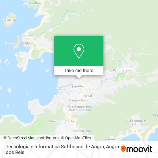 Mapa Tecnologia e Informatica Softhouse de Angra