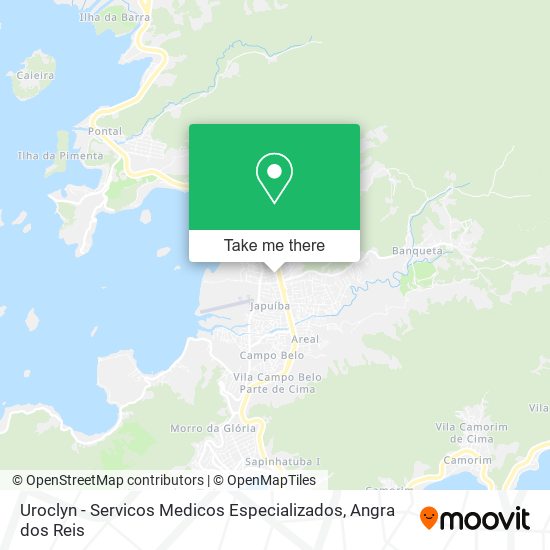 Mapa Uroclyn - Servicos Medicos Especializados