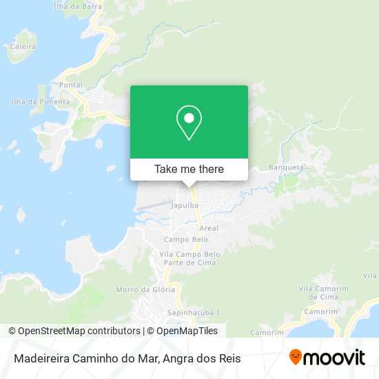 Mapa Madeireira Caminho do Mar