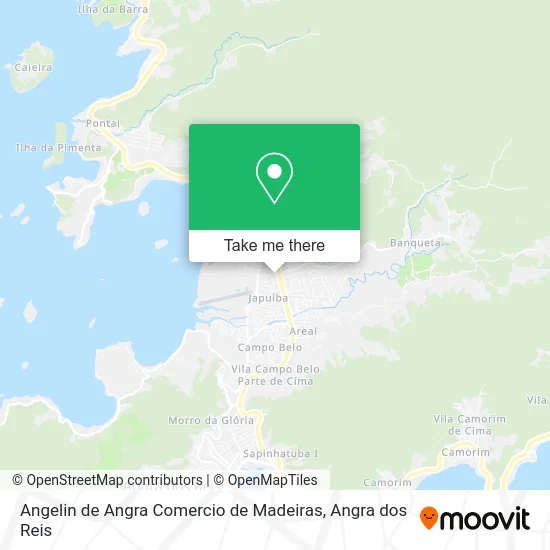 Angelin de Angra Comercio de Madeiras map
