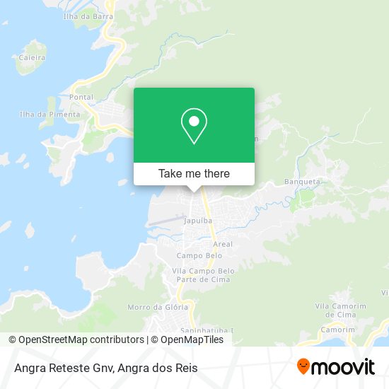 Mapa Angra Reteste Gnv