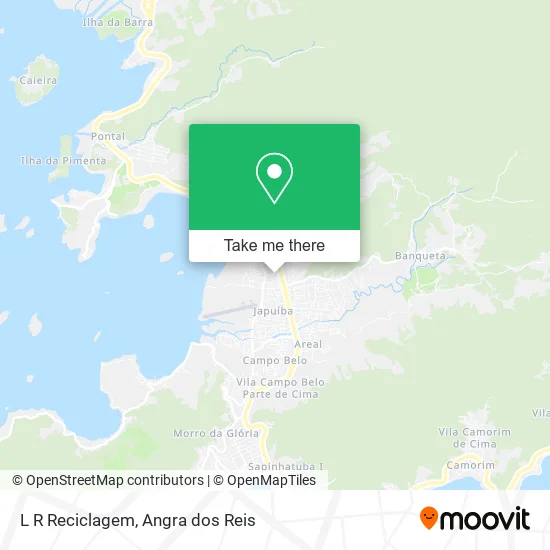 L R Reciclagem map