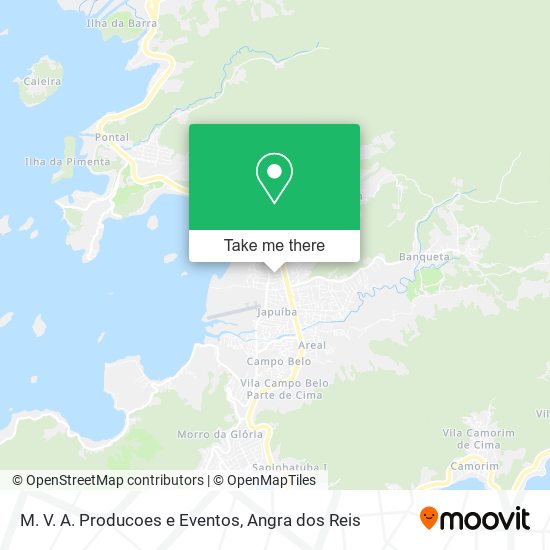 M. V. A. Producoes e Eventos map