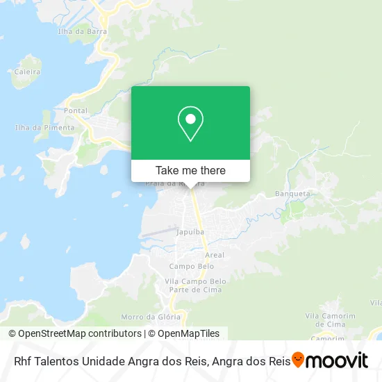 Rhf Talentos Unidade Angra dos Reis map