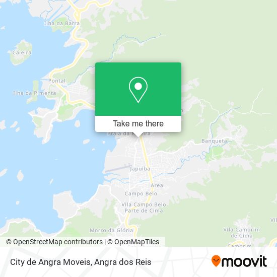 City de Angra Moveis map
