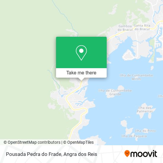 Pousada Pedra do Frade map