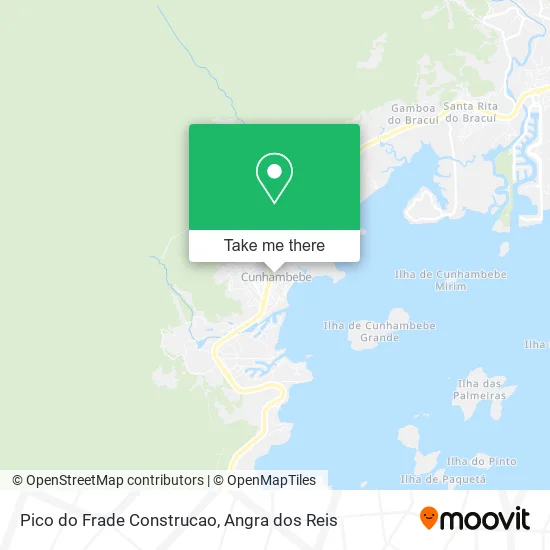 Pico do Frade Construcao map
