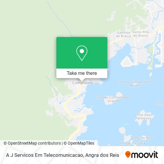 A J Servicos Em Telecomunicacao map