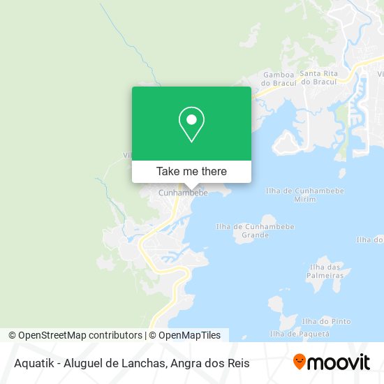 Mapa Aquatik - Aluguel de Lanchas