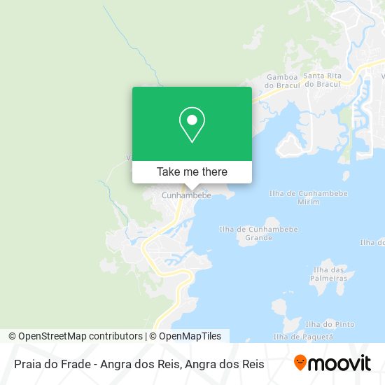 Praia do Frade - Angra dos Reis map