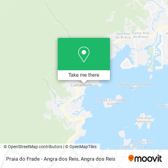 Praia do Frade - Angra dos Reis map