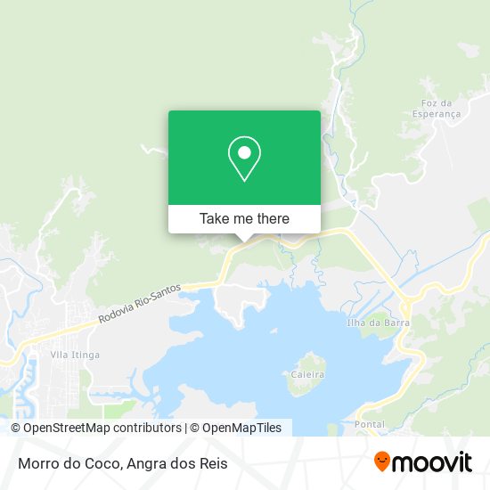 Mapa Morro do Coco