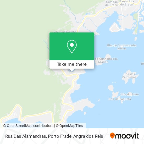 Rua Das Alamandras, Porto Frade map