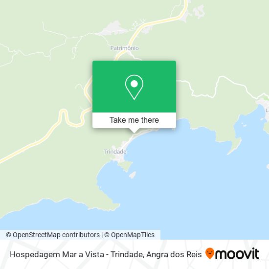 Hospedagem Mar a Vista - Trindade map