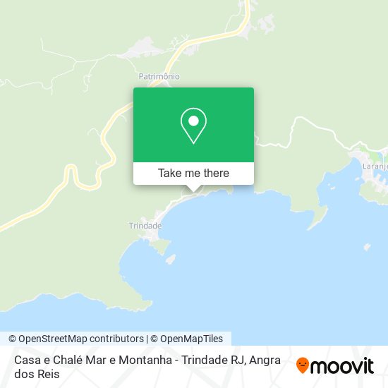 Casa e Chalé Mar e Montanha - Trindade RJ map