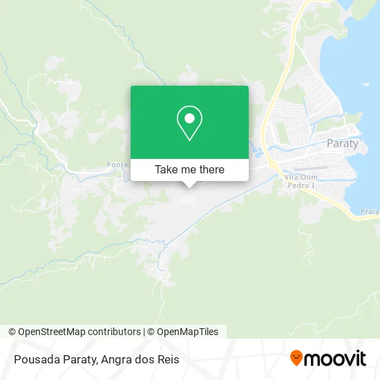 Pousada Paraty map