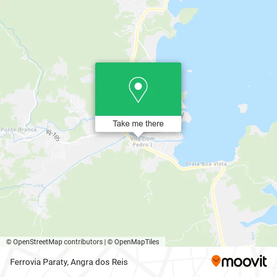 Ferrovia Paraty map