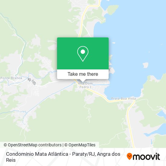 Mapa Condomínio Mata Atlântica - Paraty / RJ