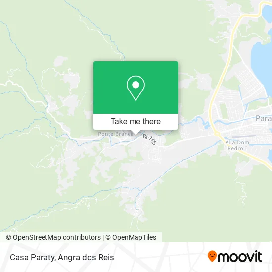 Casa Paraty map