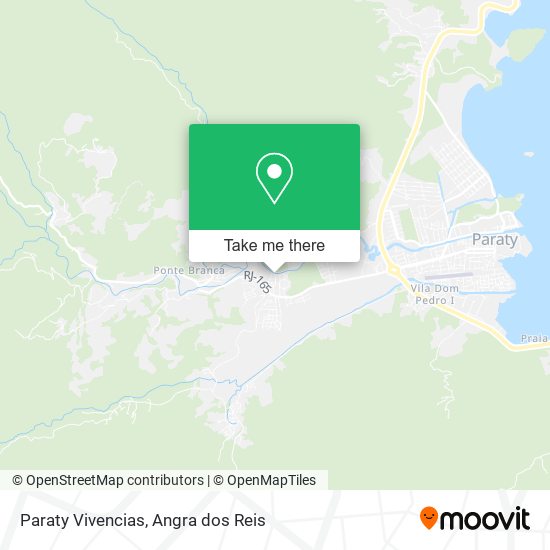Paraty Vivencias map