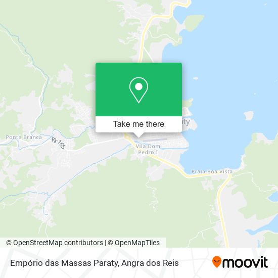 Empório das Massas Paraty map