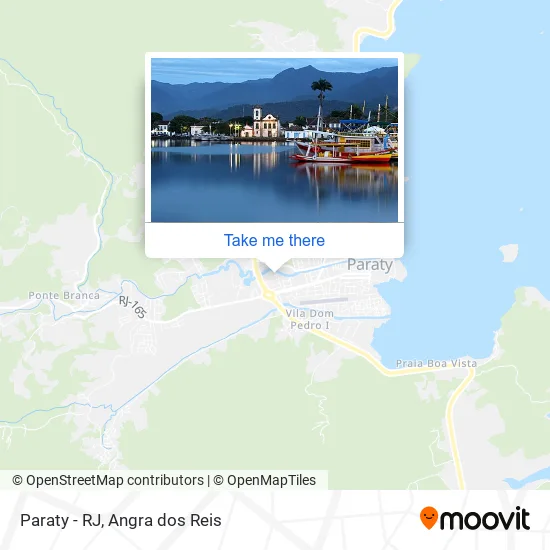 Paraty - RJ map