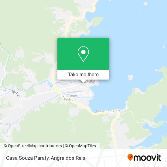 Casa Souza Paraty map