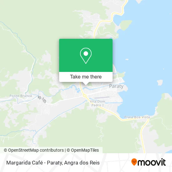 Margarida Café - Paraty map