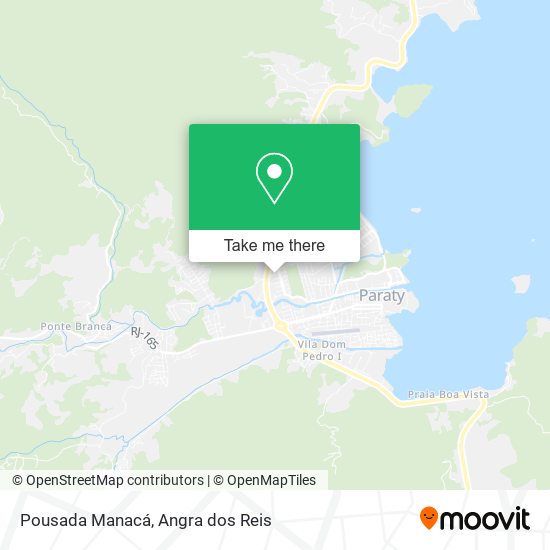 Mapa Pousada Manacá