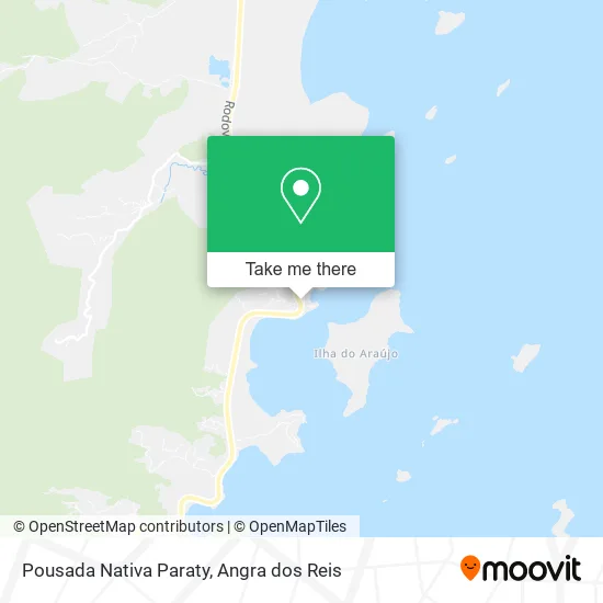 Pousada Nativa Paraty map