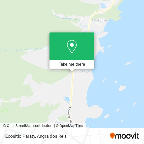 Ecositio Paraty map