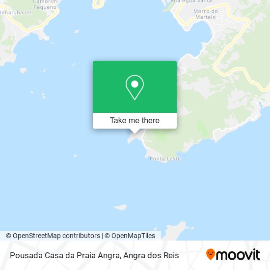 Pousada Casa da Praia Angra map