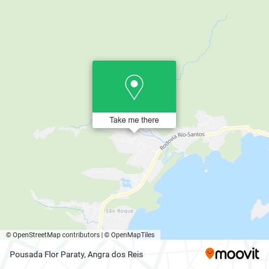 Pousada Flor Paraty map