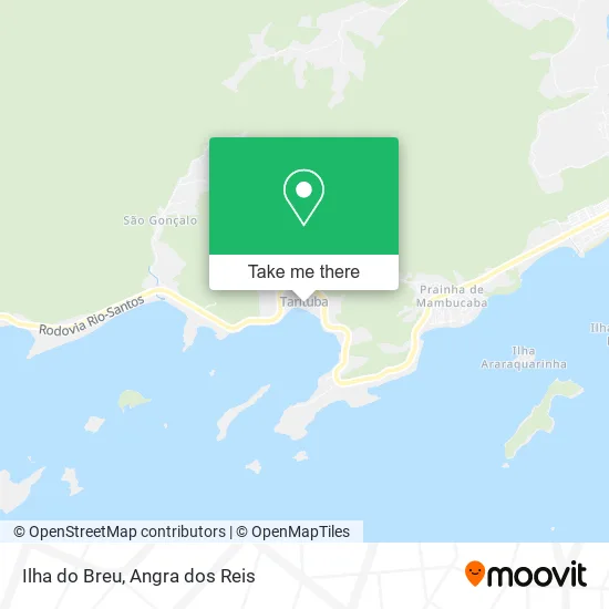 Ilha do Breu map