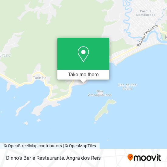 Mapa Dinho's Bar e Restaurante