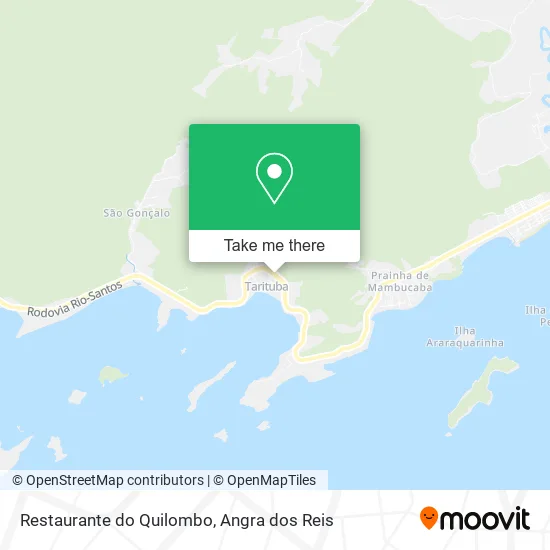 Restaurante do Quilombo map
