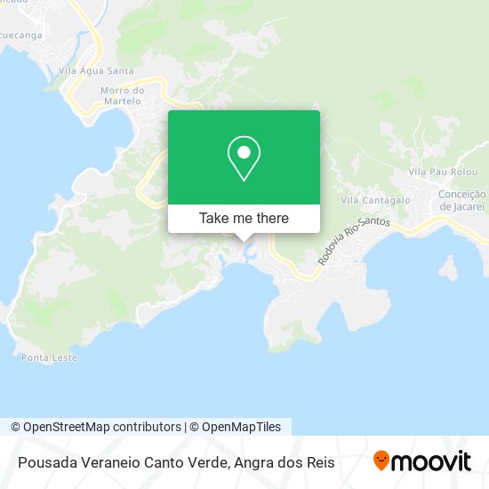 Pousada Veraneio Canto Verde map