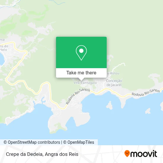 Crepe da Dedeia map