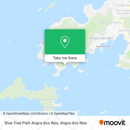 Blue Tree Park Angra dos Reis map