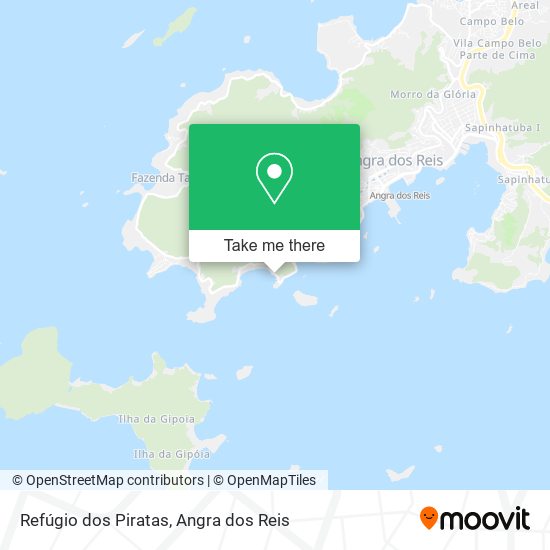 Refúgio dos Piratas map