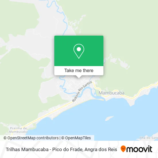 Trilhas Mambucaba - Pico do Frade map