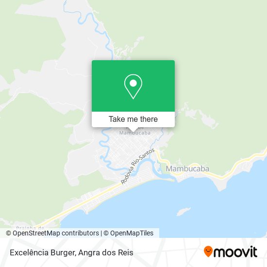 Excelência Burger map