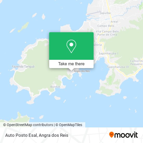 Mapa Auto Posto Esal