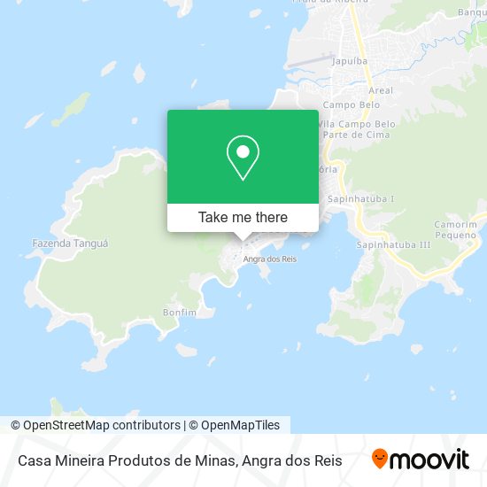 Casa Mineira Produtos de Minas map